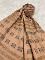 Turkish Grid Shimmer - Brown