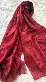 Royale Lawn Jacquard | Deep Wine