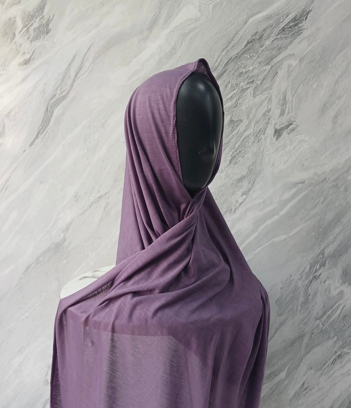 Instant Pre-Sewn Jersey Hijab | Mauve