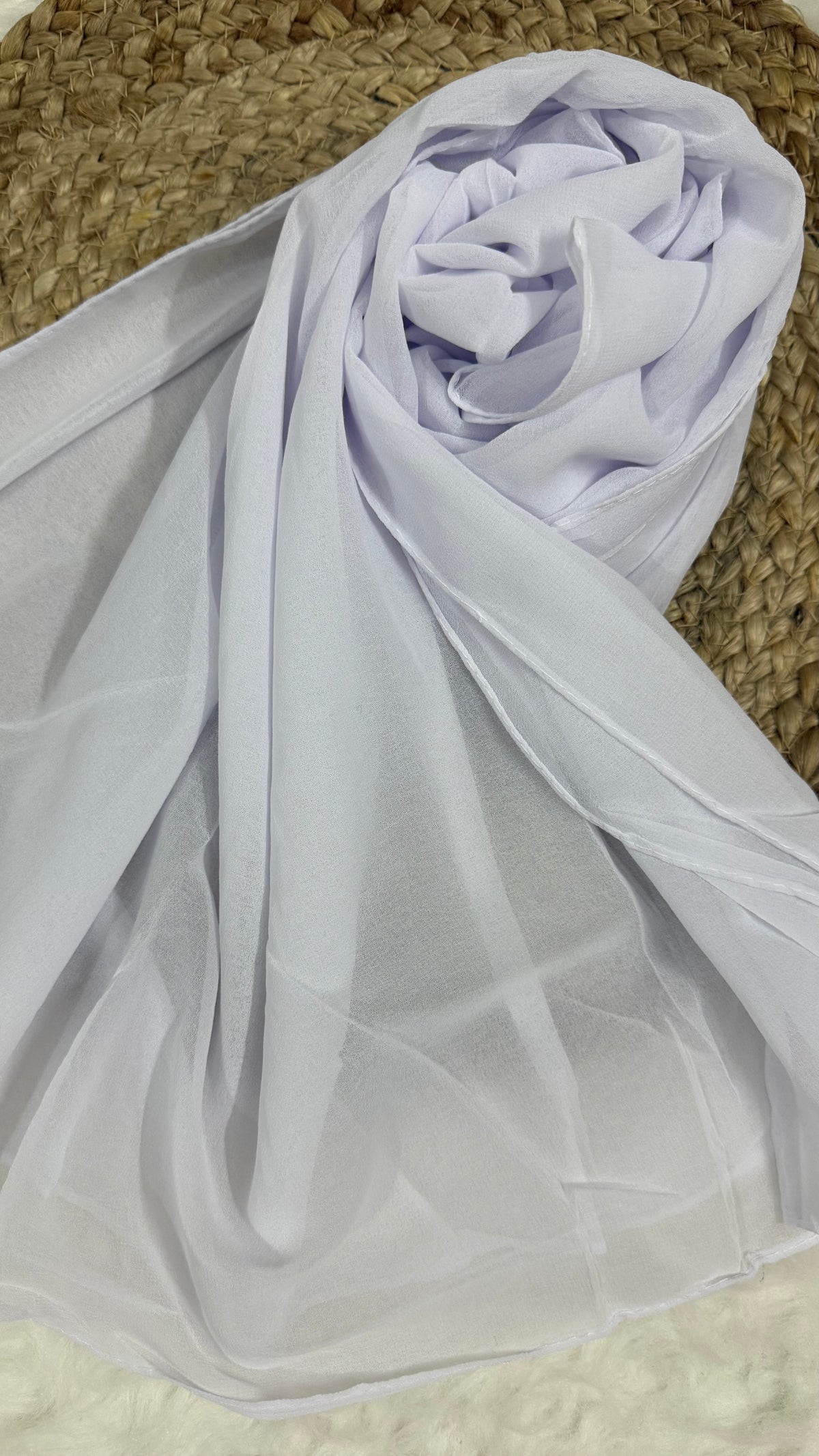 Imported Georgette | Ice Lavender