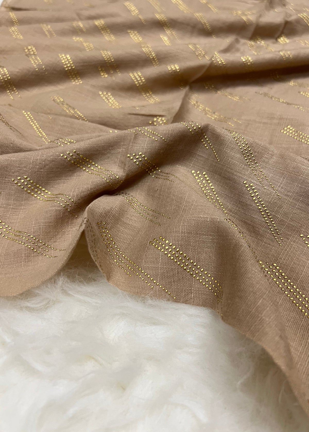 Lawn Zari Noor Hijab | Copper