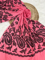 The Velvet Motif Series | Coral Pink 01