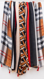 Bold Monogram Checks | Copper Glow