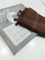 Grid Solids - Dark Brown