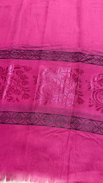 Lawn Jacquard Border | Fuchsia Pink