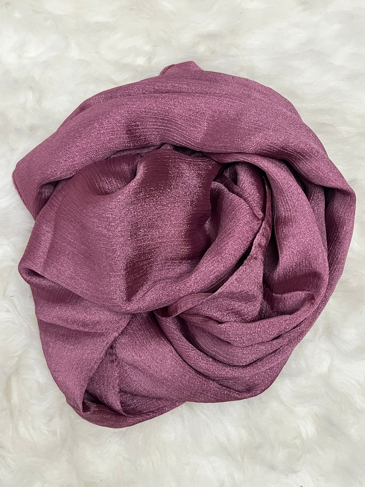 Luxe Crinkle Silk - Rose Pink