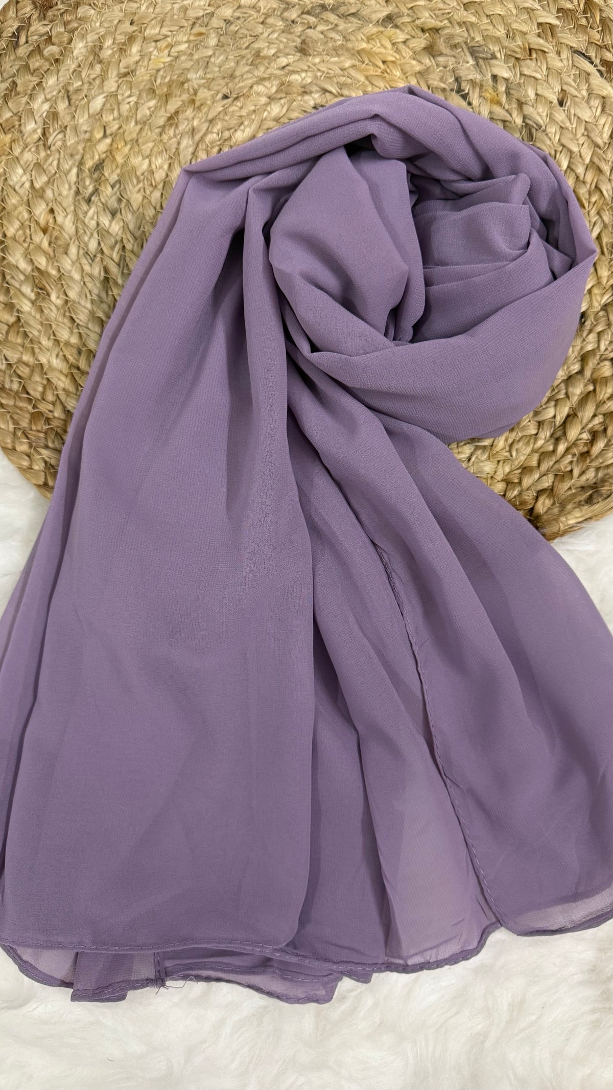 Imported Georgette | Dusty Lavender