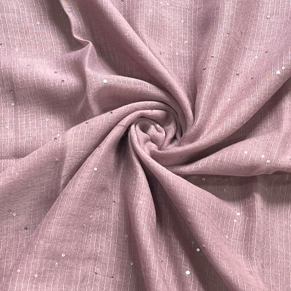 Lawn Full Sequins Hijab | Lilac