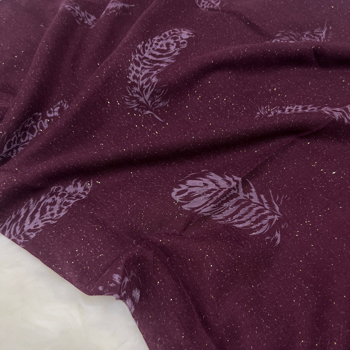 Foil Speckle - Deep Plum