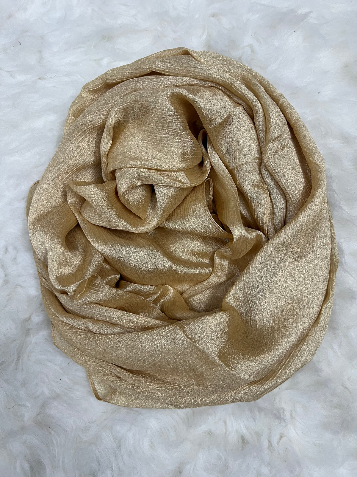 Luxe Crinkle Silk - Nude