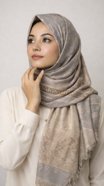 Royale Lawn JacquardII | Moonstone Beige