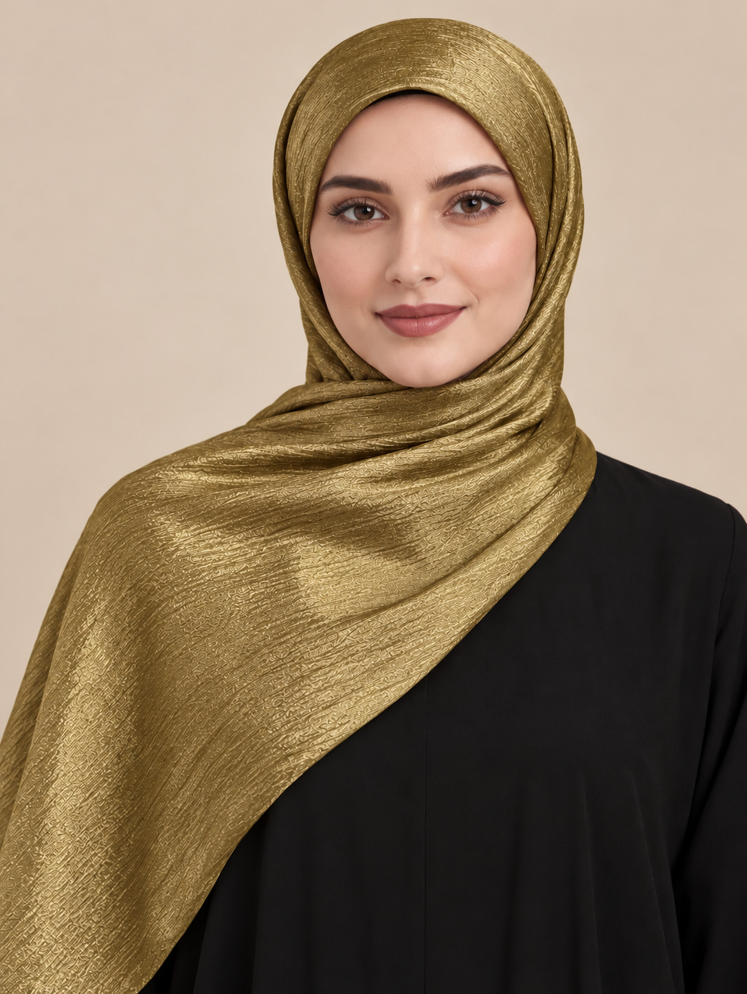 Luxe Crinkle Silk -Antique Gold