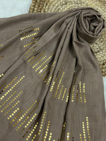 Radiant Sequins Stripes- Copper