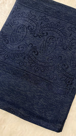 Royale Lawn Jacquard | Deep Navy Blue