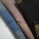Feather Embroidered - lilac