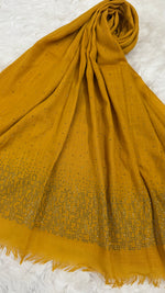 Lawn Stone Drop Hijab | Mustard