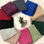 Jeans Blue Sequins Border