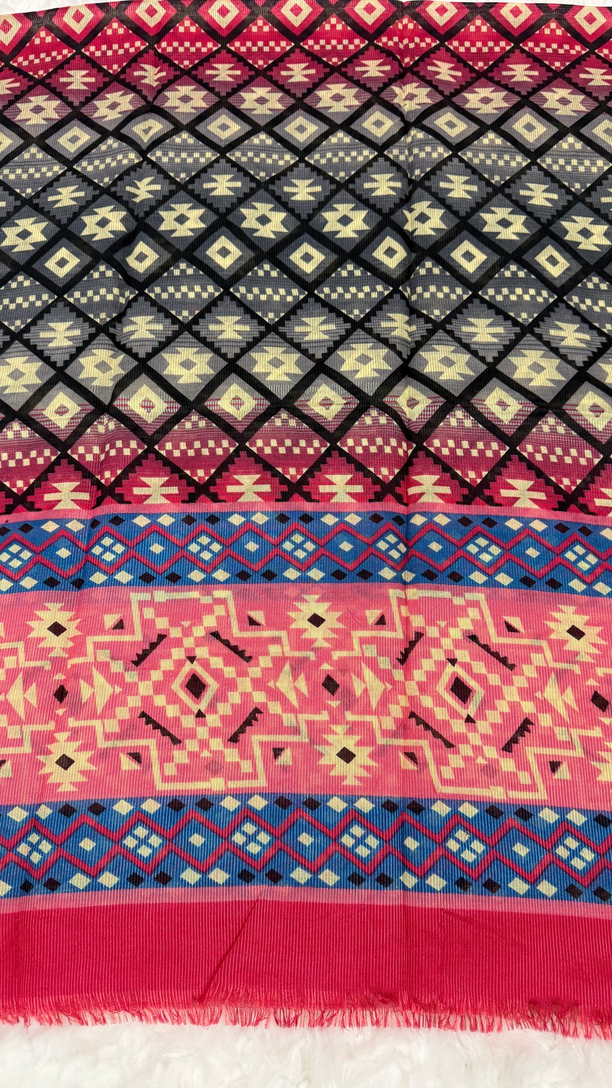 Tribal Fuchsia | Lawn Printed Hijab