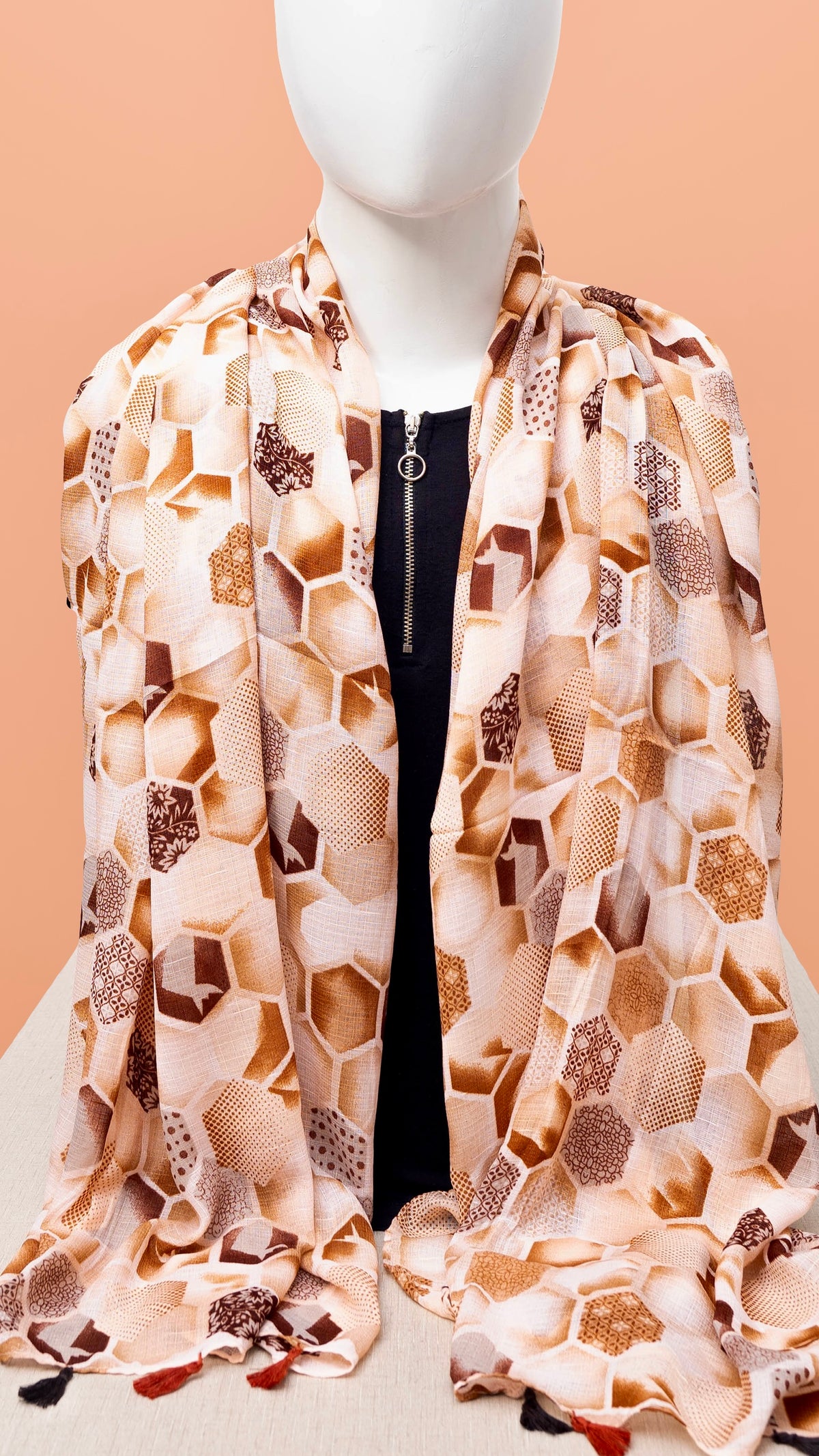 HexaBloom Hijabs | Amber Glow