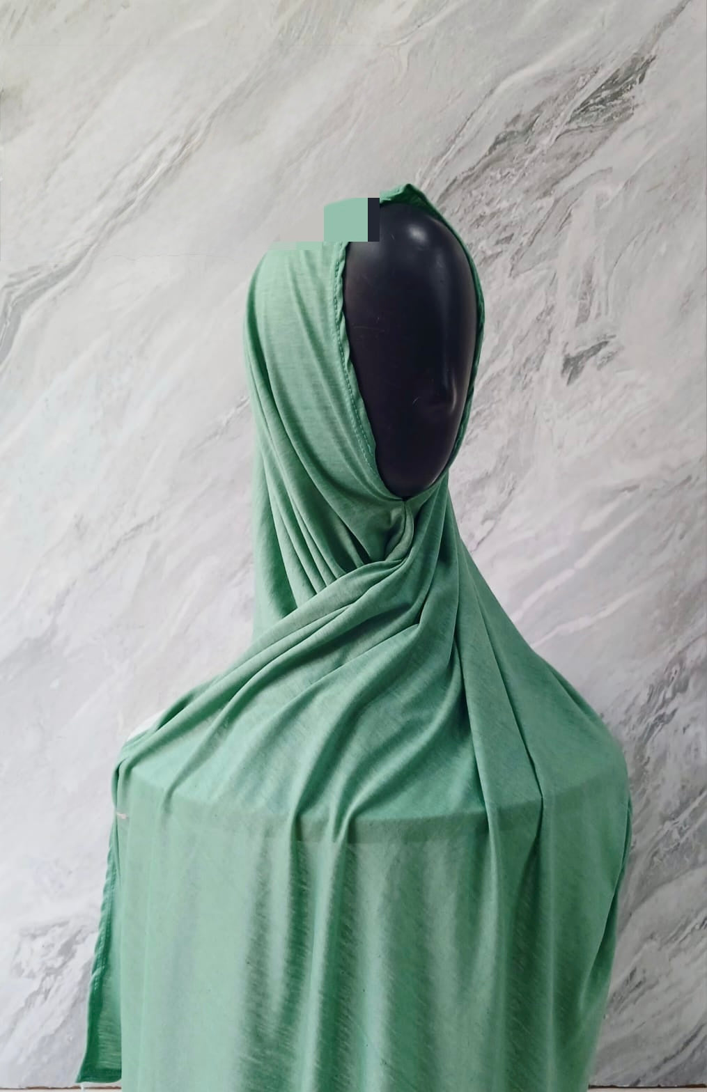 Instant Pre-Sewn Jersey Hijab | Sage Green