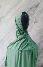 Instant Pre-Sewn Jersey Hijab | Sage Green