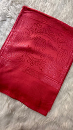 Royale Lawn Jacquard | Crimson Red
