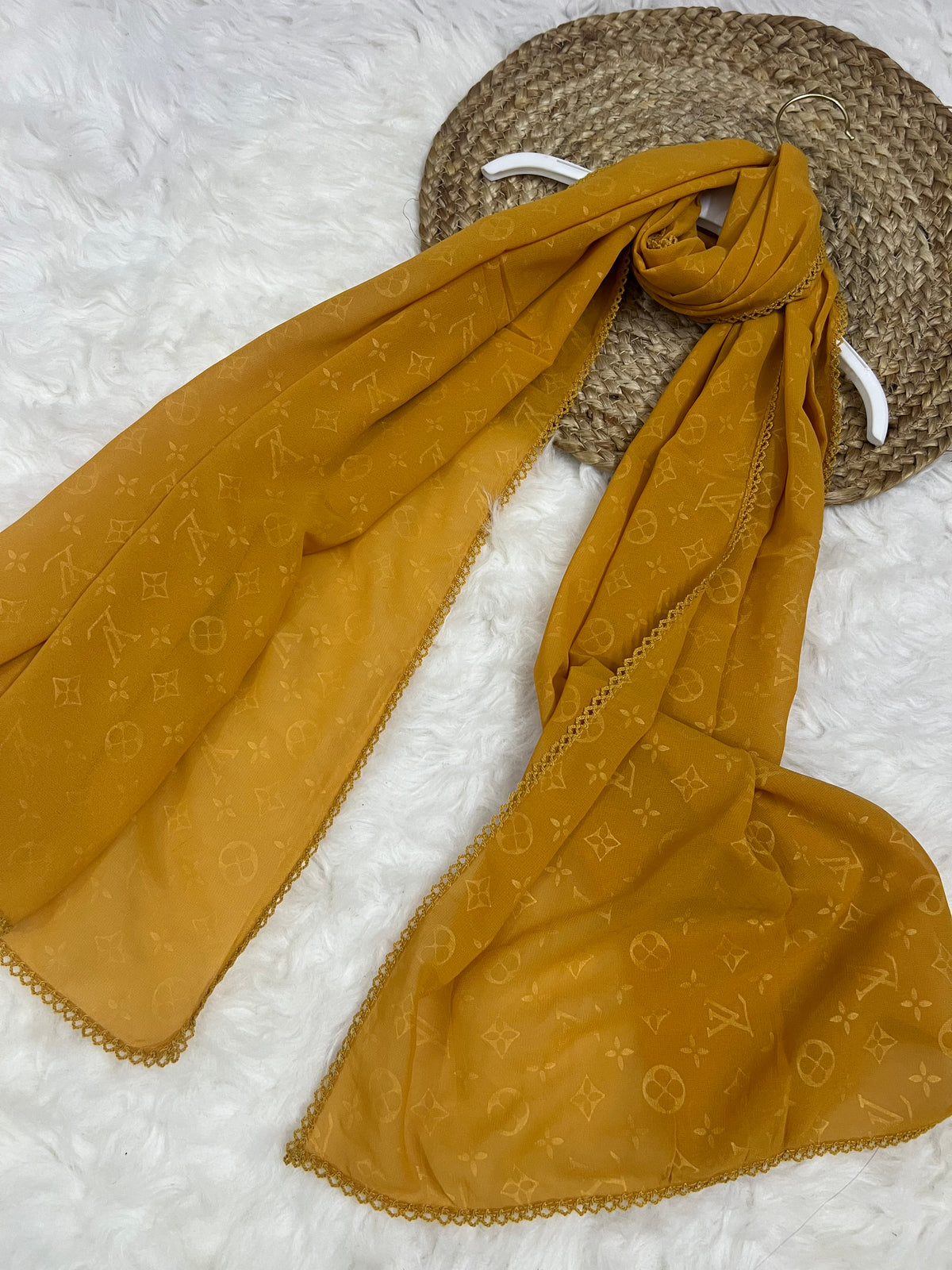 Monogram Georgette | LV | Yellow