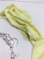 Lime Sequins Border