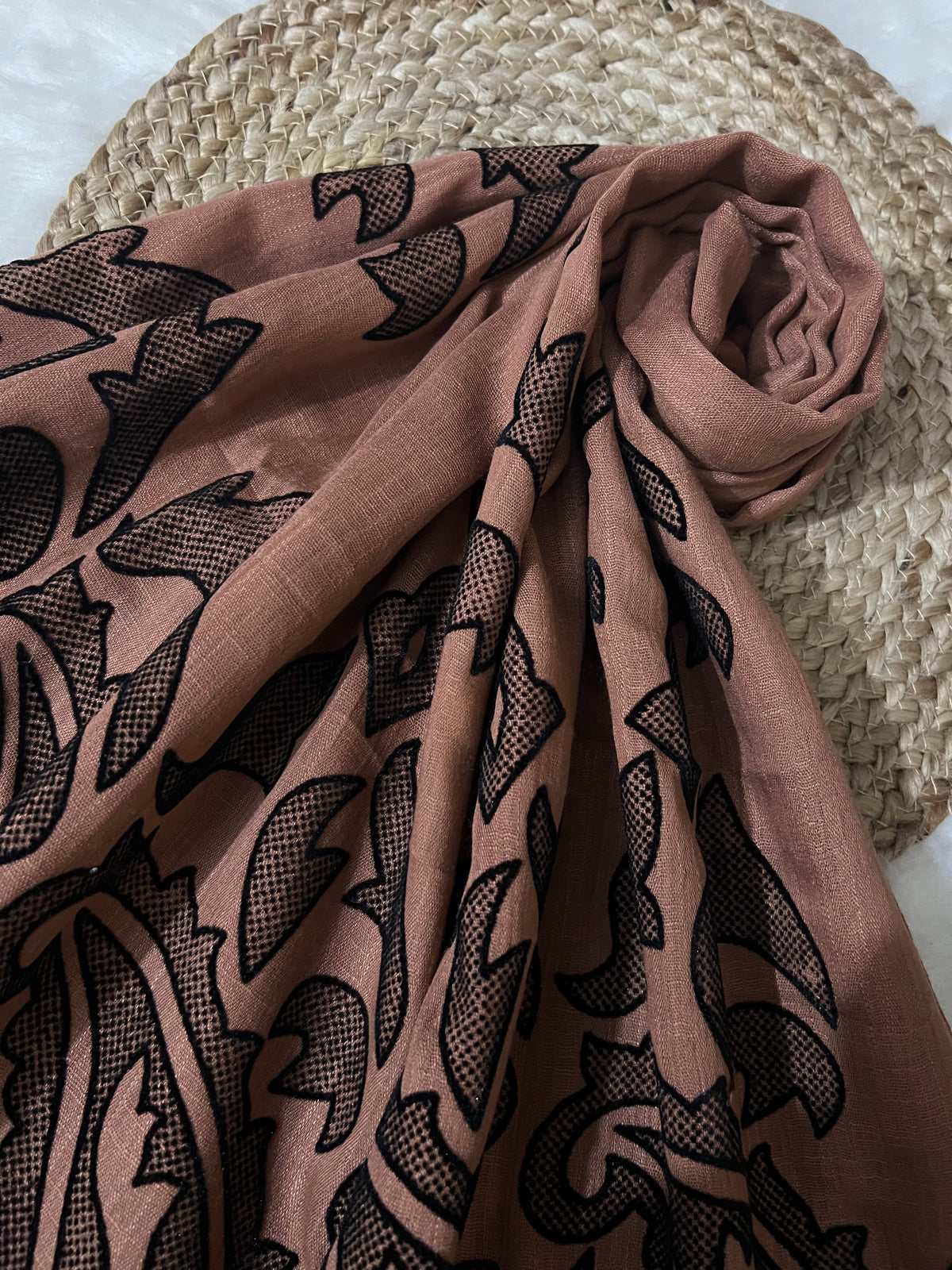 The Velvet Motif Series | Light Brown