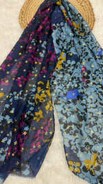 Twilight Flora Blue | Lawn Printed Hijab