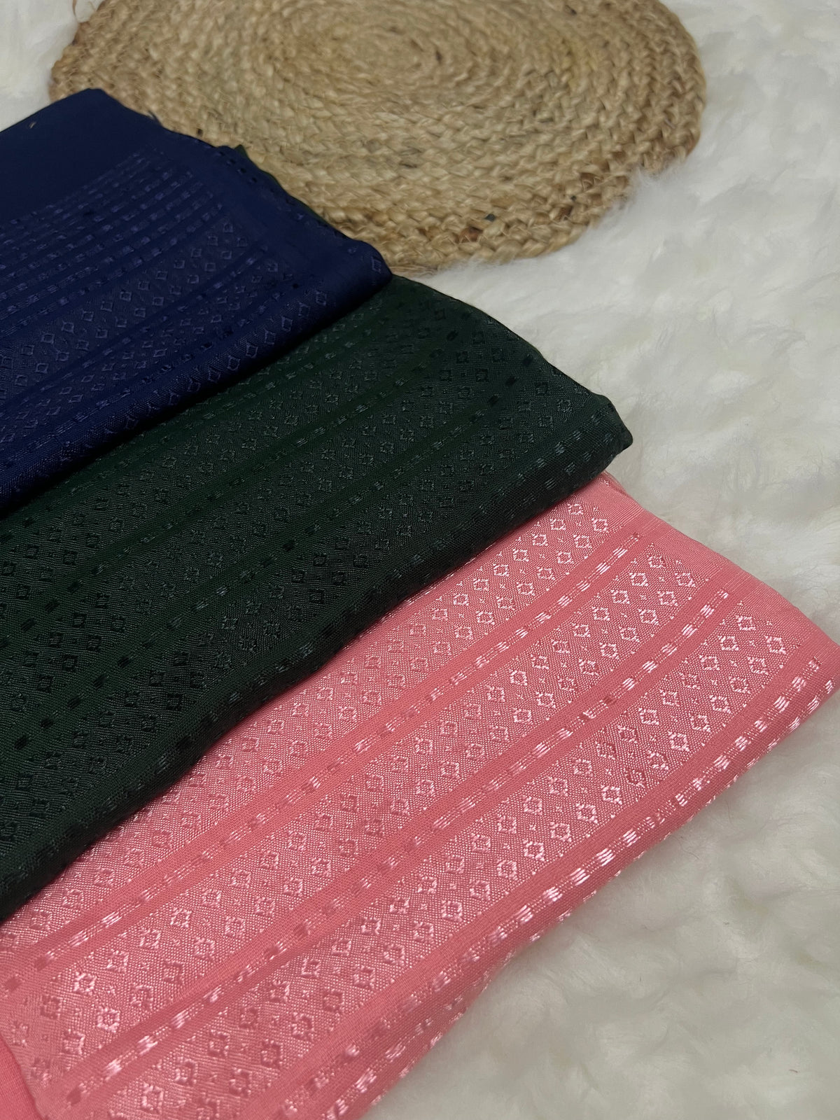 Turkish Geometric Shimmer - Pink