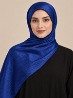 Luxe Crinkle Silk - Royal Blue