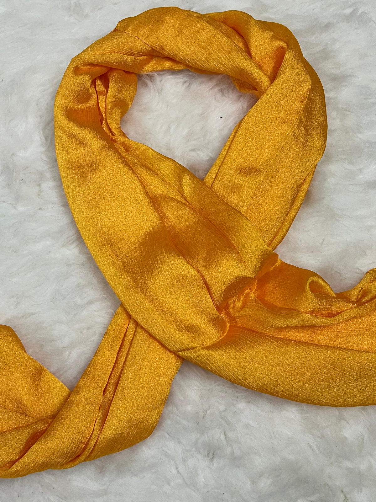 Luxe Crinkle Silk - Mustard