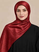 Luxe Crinkle Silk - Ruby Red