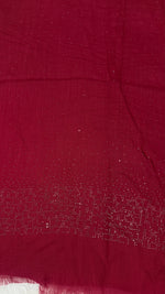 Lawn Stone Drop Hijab | Maroon