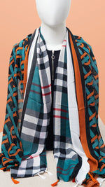 Bold Monogram Checks | Emerald Rust