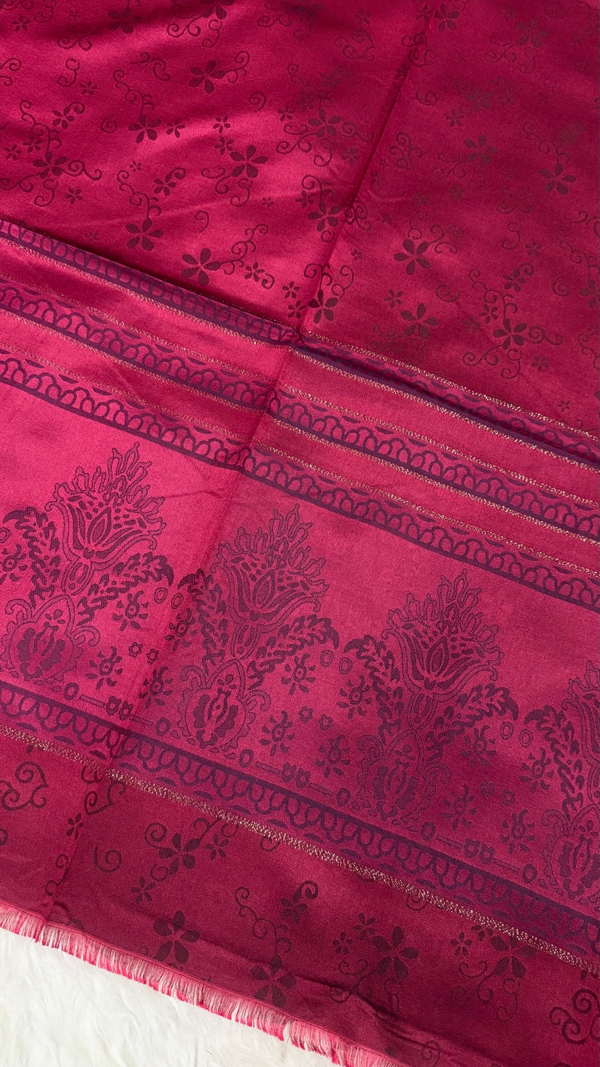 Royale Lawn JacquardII | Fusion Fuchsia