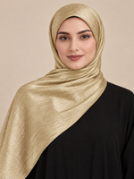 Luxe Crinkle Silk -light champagn gold