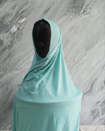 Instant Pre-Sewn Jersey Hijab | Mint Green