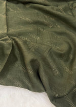 Lawn Zari Noor Hijab | Army Green