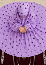 Kids Namaz Gown | Purple