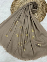 Starry Shine Hijab –Taupe light