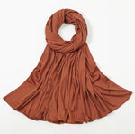 Soft Rib Jersey Hijabs | Coral