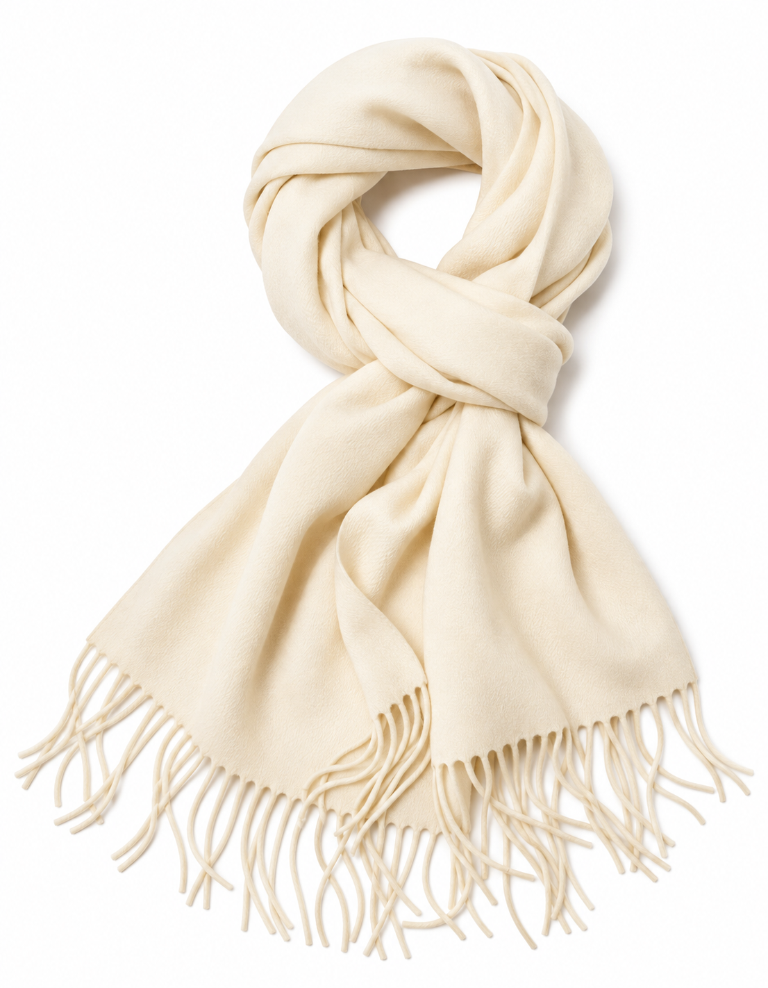 Winter Cashmere Wool Hijab | Cream