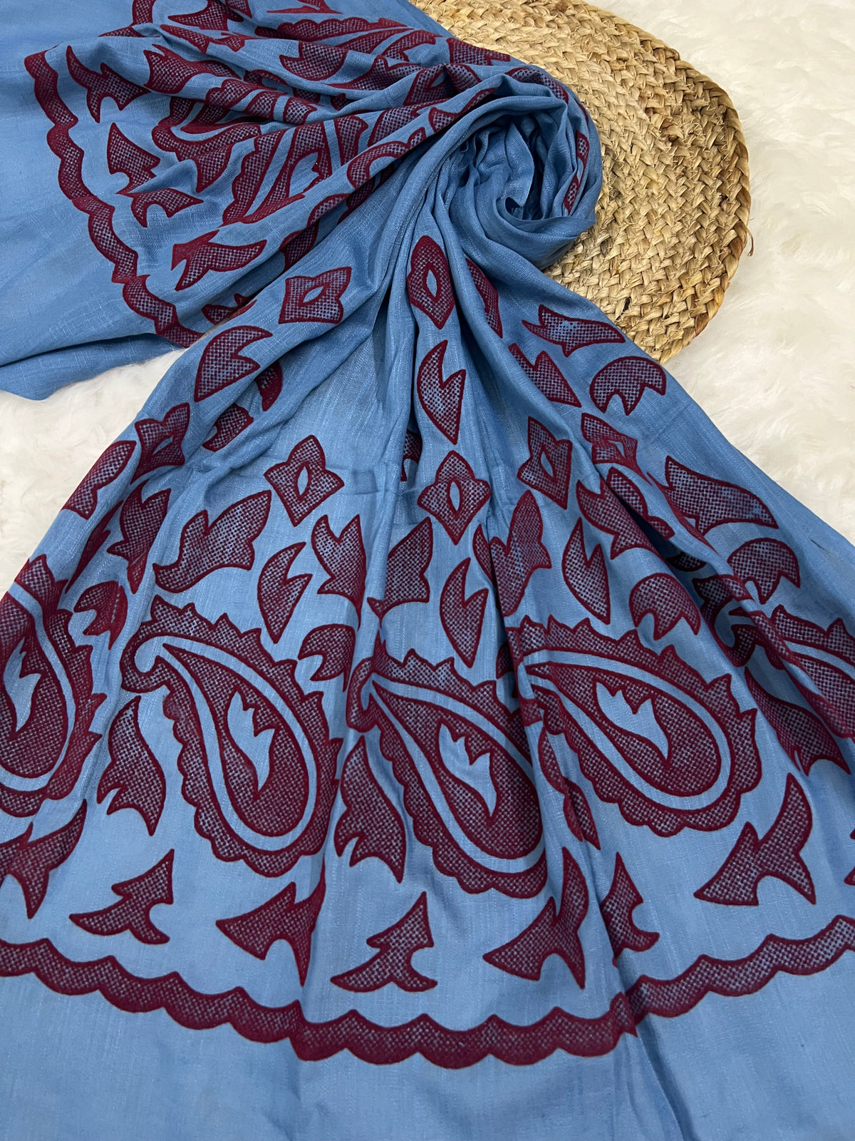 The Velvet Motif Series | Denim Blue 01