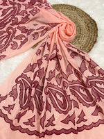 The Velvet Motif Series | Peachy Pink 01