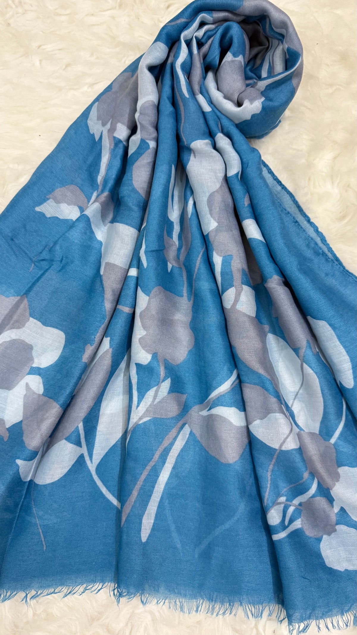 Ocean Bloom | Lawn Printed Hijab