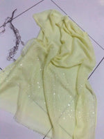 Lime Sequins Border