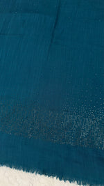 Lawn Stone Drop Hijab | Teal Blue