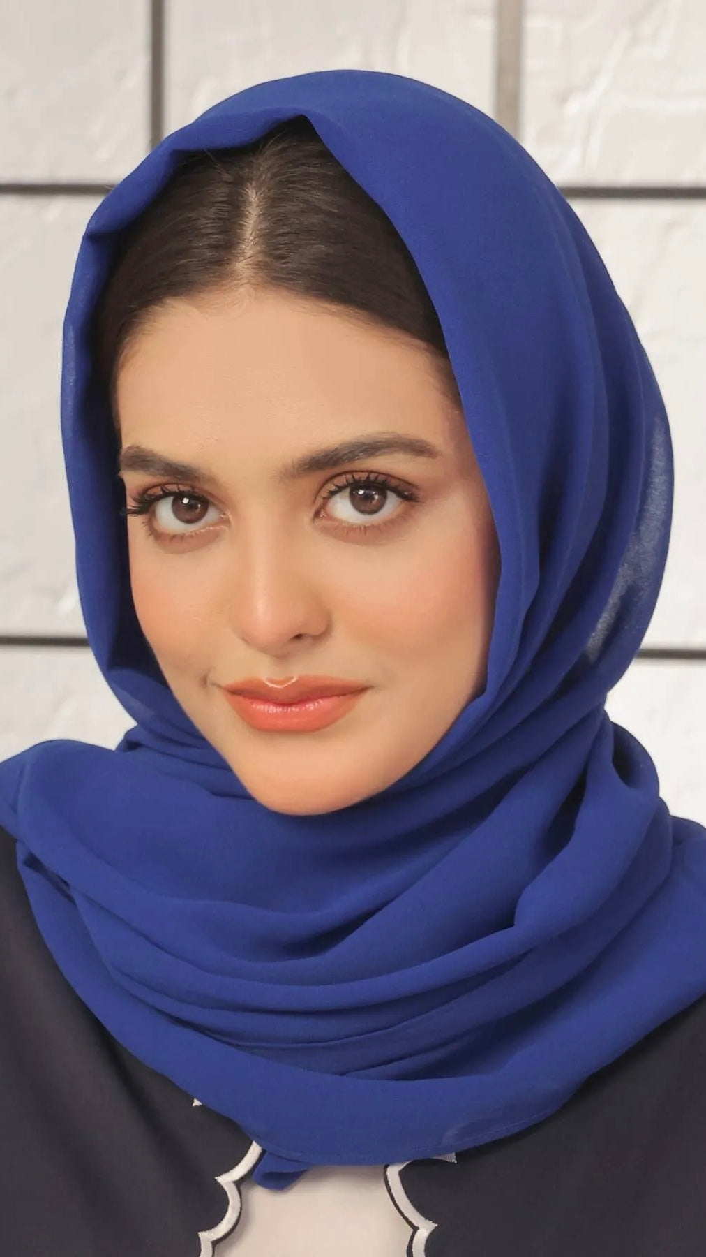 Imported Georgette | Jet Black